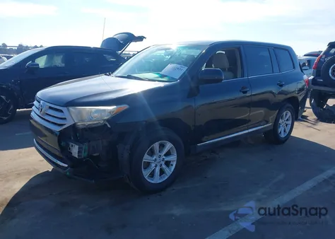 2012 Toyota Highlander z USA, uszkodzony, nr VIN 5TDZA3EH3CS027506